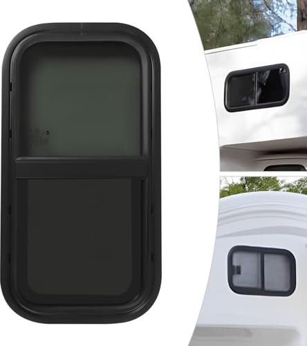 GAOUSD Fenêtre de caravane, de camping-car, fenêtre basculante, équipée de moustiquaires, convient pour les camping-cars, les campeurs, les remorques (600 x 300 mm)