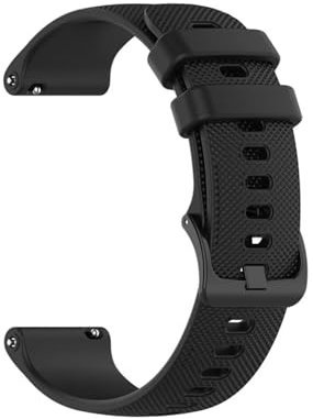 AQXYWQOL 20 22 mm Silikonarmband kompatibel mit Vantage V3 M2/M Grit X Pro Sportarmband Ignite 3 2 Unite Pacer Band Armband(Black,20mm)