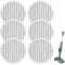 DLAIMI 6PCS Replacement Steam Mop Pads for Shark S6002UK S7201UK Steam Mop, S6002 Scrub Mop Pads Replacement for All sealed hard floors, Reusable Steam & Scrub All-in-One Cleaning Pads