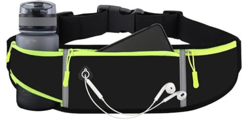 Ceinture de Course Smartphone, Banane de Sport Etanche/Sac Running Belt/Sacoche Pochette Telephone Portable, Ceinture Running Homme with 6.5''-7.3'' Écran Tactile, pour Gym, Jogging, Fitness