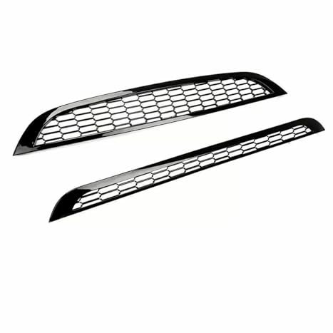 Auto Frontgrill Front Kühlergrille 2 STÜCKE Für Mini Für Cooper R50 R52 Front Oberen Und Unteren Grills Front Stoßstange Haube Waben Mesh Kühlergrill Schutz Trim Abdeckung