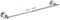 Chrom-Handtuchhalter, verstellbarer Handtuchhalter, silberfarbener Kristall, Badezimmer-Handtuchstange