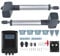 CO-Z Dual Swing Gate Openers for Doors up to 600kg 6m, Electric Driveway Gate Openers with Remote Complete Kit,ADSW4 Automatic Gate Opener Kit with Infrared Sensors