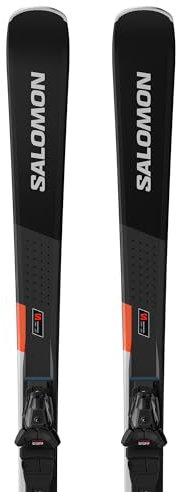 Salomon E S/MAX X7 Ti + M10 GW L80 Black/NEON RED/Chrome - 165