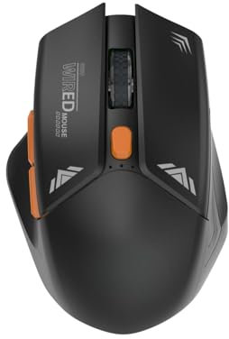 YASTA Mouse Gaming RGB DPI Regolabile USB Nero Tasti Laterali