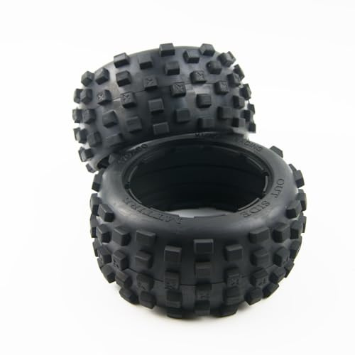 KUENCE Heck außerhalb des Straßenknobby -Reifens for HPI Rovan KM Baja 5B Buggy 170 mm 80 mm