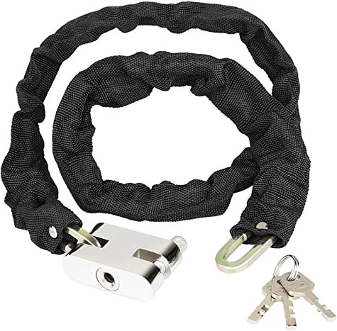 Diyife Catena Bici Antifurto con 3 Chiave, Lucchetto Sicurezza 80cm per Biciclette, Moto, MTB