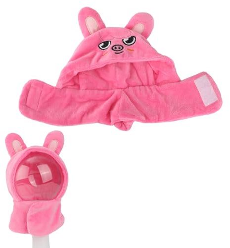 TOYMIS Lightstick-Abdeckung für SK, Zeichentrickfigur Leuchtstab-Halter Weiches Plüschtuch Stütz-Displayhalter Kompatibel mit SK-Leuchtstab Ver1.0/2.0 (Rosa Schwein)