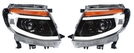 Auto Scheinwerfer Vorne Ford Für Ranger T6 2012-2014 Plug-and-Play Auto Scheinwerfer LED Auto Scheinwerfer Montage Bifokale Projektorlinse Led Scheinwerfer