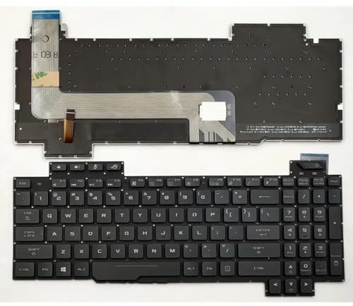 LZHUKOZ Laptop-Tastatur für ROG Strix GL503, GL503V, GL503VD, GL503VD-DB71-DB74, GL503VM und GL503VS Serie (US-Hintergrundbeleuchtung) Einfach auszutauschen