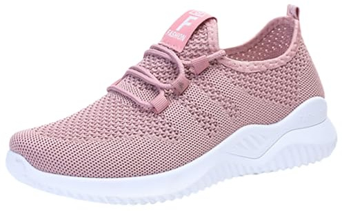 Sportschuhe Damen Fitnessstudio Leichte rutschfest Walkingschuhe Bequem Hochelastische Laufschuhe Joggingschuhe Casual Sport Atmungsaktiv Turnschuhe Damenschuhe Sneaker