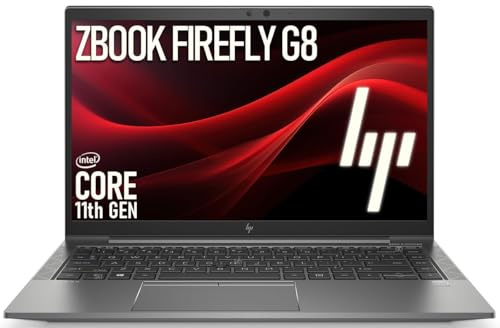 HP ZBook Firefly 14 G8 Workstation portatile, 14 pollici FHD (1920 x 1080), Intel Core i5-1145G7, 16 GB di RAM, SSD da 512 GB, tastiera QWERTY americana, Windows 11 Pro (ricondizionata)