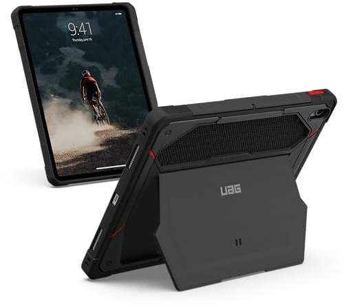 URBAN ARMOR GEAR Monarch Kevlar Hülle für iPad Air 13 | Passgenau | Stylus Fach | Verstellbarer Kickstand | 1,8 m Fallschutz | Ideal für Business, Reise und Outdoor