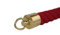 Seilendkappe Seilkappe mit Ring Messing glänzend für 40mm Seil Handlaufseil Treppenseil