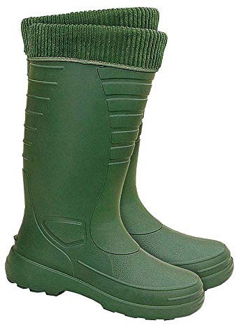 LEMIGO Greenlander 862 Green - Stivali Termici in Gomma (Verde, 39 EU)
