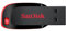 SanDisk 128GB Cruzer Blade USB 2.0 Flash Drive, Schwarz