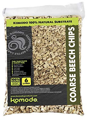 KOMODO Copeaux de hêtre épais, 6 l