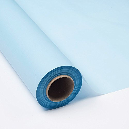 PAKOT – Bobina de Papel Seda Azul 18 gr – Papel para Envolver Regalos, Ramos, Manualidades y Envíos – Rollo 70 cm x 100 m