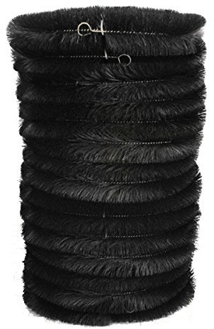 Selections Pack of 15 x Black Gutter Brush Leaf & Moss Guard (4m)