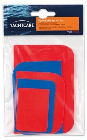 Yachtcare Putty Knife 5er-Set Kunststoffspachtel Spachtel 5 Größen