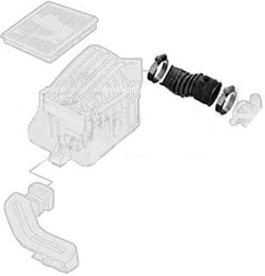 Borg & Beck BTH1484 Air Filter Hose To Fit GM Combo B Corsa B 94-01