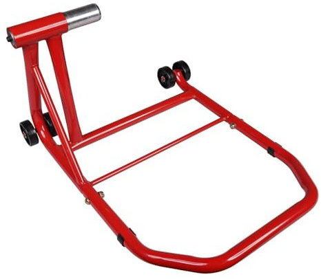 BikeTek Rear Paddock Stand Compatible With Honda VFR400 NC30 1989-1993 Single Sided Red Rear Paddock Stand
