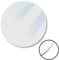 Euro Tische Plaque de Protection Ronde en Verre trempé Ø 50 cm - Disponible en Noir, Blanc et Transparent - Plaque Pare-étincelles Robuste pour poêles à Bois et cheminées (Transparent)