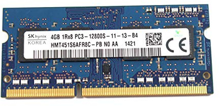 Hynix HMT451S6AFR8C-PB 1600MHz PC3-12800S 204 Pin 4GB DDR3 SDRAM RAM Memory Module