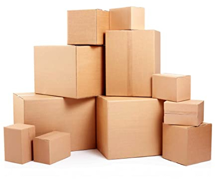 Venuscello® 1 x Double Wall Cardboard Boxes 55.88cm x 33.02cm x 43.18cm Removal Shipping Posting Carton for Packing Parcel & Moving House - 22 X 13 X 17