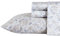 Laura Ashley Home – Queen-Bettlaken, weiches Satin-Baumwoll-Bettwäsche-Set – elegant, glatt und atmungsaktiv, Heimdekoration (Quartett Grau, 4-teilig, Queensize-Bett)