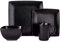 Bosa Square 16 Piece Dinner Set - Black