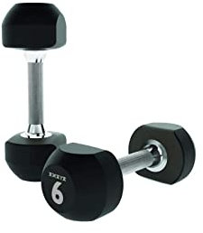 AMAYA SPORT Amaya Kurzhanteln aus Gummi, 2 Stück, 35 kg