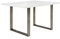 FORTE TABLES Tisch nicht ausziehbar, Holzwerkstoff, Weiß, 140 x 74.7 x 90 cm