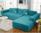uyeoco Samt Sofabezug L-Form Couchbezug Weich 1 Stück Elastische Lounge-Sessel Sofahusse waschbare Katzen Hunden Möbelschutz (Color : M, Size : 90-140cm)