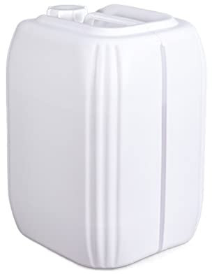 ZQKJLH 20L Bidon à Eau Jerrycan Essence Empilable Bidon Plastique réservoir d'eau Potable comme réservoir Liquide Carburant Essence Diesel et Chimique pour climatisation/Camping/Camping-Car