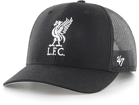 '47 FC Liverpool Black EPL Trucker Cap - One-Size