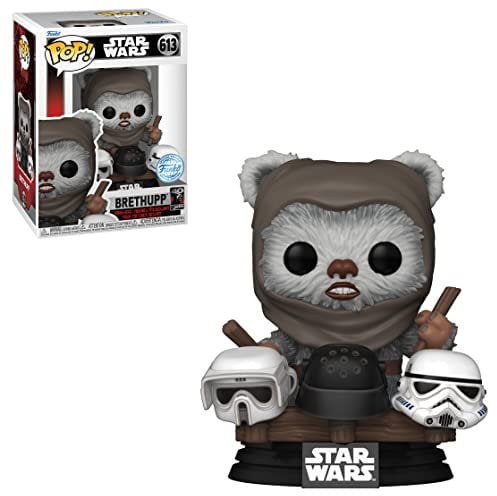 Funko Star Wars: Return of The Jedi Brethupp with Helmets 40th Anniversary POP! Vinyl, 4 inches (FUN71147)