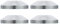 MARURY 8pcs Carbon Steel Speaker Spike Pads Shoes feet Floor Protectors Speaker Base Shoes Mats Isolation Pads Cones for Audio Turntable Speaker 60mm Silver (Size : 8X8CM)