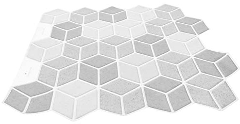 DOITOOL 1 Blatt Fliesenaufkleber Fliesen Abziehen Aufkleben Abziehbilder Kunstkeramikfliesen U-bahn-fliesen-aufkleber Wohnkultur Küchenrückwand Epoxid 3d Wandfliesen Fischgrätenmuster