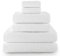 Top Towel - Plus - Toallas de baño grandes - Toallas baño - 2 toallas cara o bidet + 2 toallas de mano o lavabo + 2 toallas de ducha - Algodon 100% - Blanco