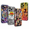 PBNDJVG 4 Confezioni Manga Character Custodia per Apple iPhone 15 PRO 6.1 pollici, Anime Zoro Gear 5 Sun God Nika Motivo Antiurto Protezione Della Lente Case TPU Silicone Cover, 01