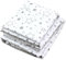 TupTam Kinder Gemusterte Bettdecken Set Ganzjahresdecke Bettdecke Kopfkissen Flachkissen 2tlg., Farbe: Graue Galaxie, Größe: 135x100 cm