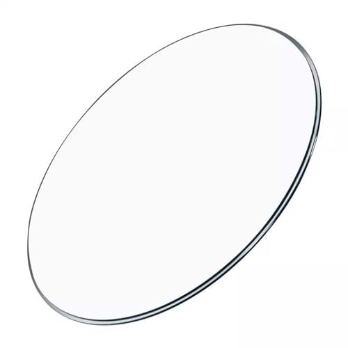 Tapa De Cristal para Mesa Redonda Cristal Templado Transparente Bandeja De Cristal Redonda Tablero Superficie Redonda De Mesa Diámetro 35cm ~ 100cm para Mesa De Comedor Cocina Jardín (Size : Ø 60cm(2