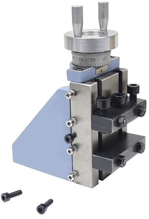 CNCTOPBAOS 210 Mini Lathe Milling Vertical Slide Tool Holder,Cast Iron Lathe Tool Rest Lifting Stroke 3.3 For Instant Milling Operation on Lathes Quick Change Tool WM180V WM210V Clamping Range 2.95