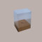 Lucgel Scatole Regalo Porta Uovo Cioccolato (Nature 210x210H250mm) - 5 pezzi -