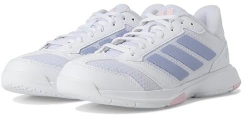 adidas Scarpe da pallavolo da Donna Ligra 8, Bianco Viola Rosa Trasparente, 42 EU