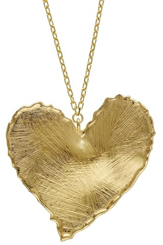 Victoria Cruz Damen-Kette New York Goldfarben Herz A4796-DG