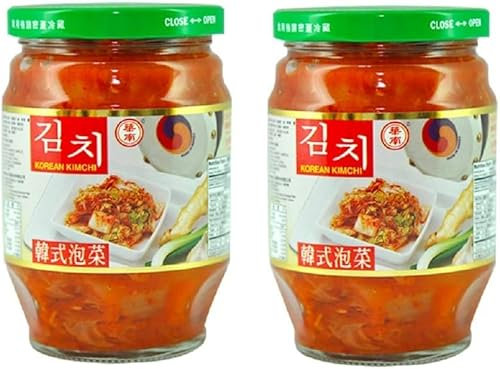 HWA NAN Koreanische Kimchi im Glas, 369 g, 2 Stück