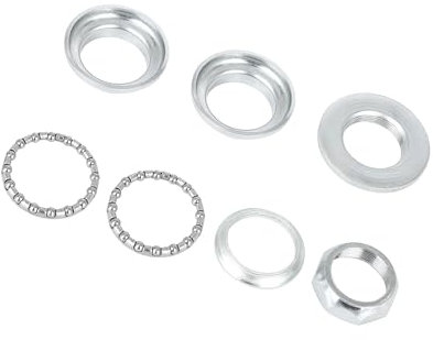 Motoforti Steel Bicycle Headset Threaded Mountain Headset Sealed Bearings Set Long-lasting