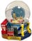 London Souvenir 3D Collage Schneekugel - Kultige Sehenswürdigkeiten mit Schneesturm-Effekt - Perfektes britisches Andenken, Medium 65 mm Durchmesser